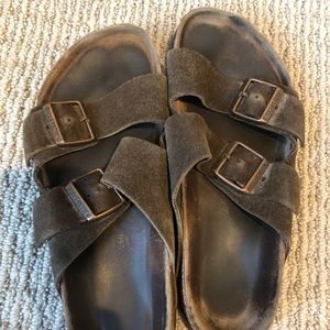 brown birkenstocks!! size 40